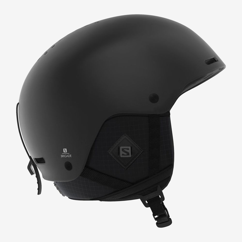 Salomon BRIGADE+ Casco Hombre - Negras - Colombia (84157-AMOJ)